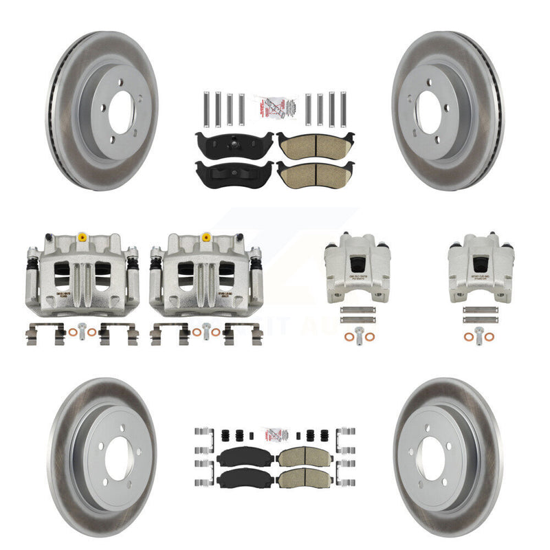Transit Auto KCG-102142N Disc Brake Kit for 2002-2005 Ford Explorer, Mercury Mountaineer - Front and Rear product image