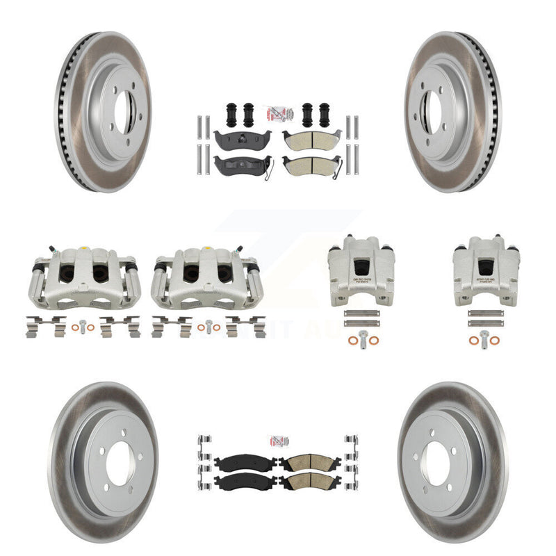 Transit Auto KCG-102143N Disc Brake Kit for 2006-2010 Ford Explorer Sport Trac, Ford Explorer, Mercury Mountaineer - Front and Rear product image