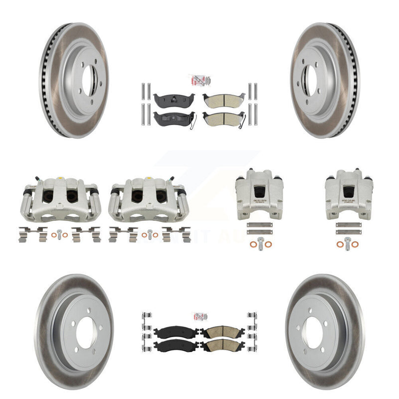 Transit Auto KCG-102144N Disc Brake Kit for 2006-2010 Ford Explorer Sport Trac, Ford Explorer, Mercury Mountaineer - Front and Rear product image