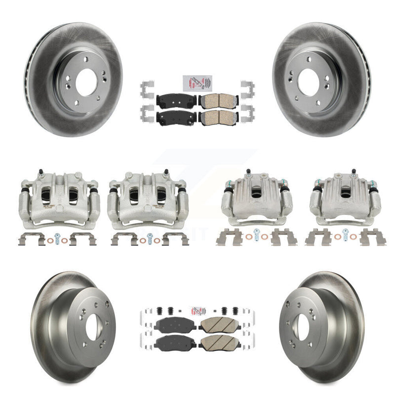 Transit Auto KCG-102145N Disc Brake Kit for 2007-2009 Hyundai Santa Fe - Front and Rear product image