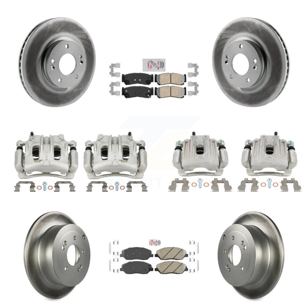 Transit Auto KCG-102146N Disc Brake Kit for 2007-2009 Hyundai Santa Fe - Front and Rear product image