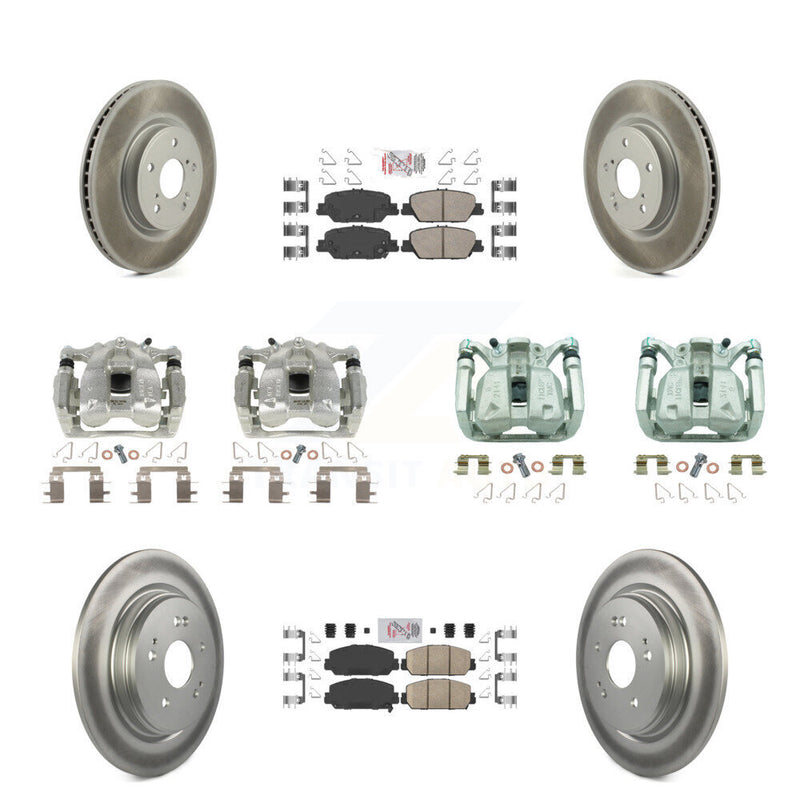 Transit Auto KCG-102156N Disc Brake Kit for 2017-2022 Honda CR-V - Front and Rear product image