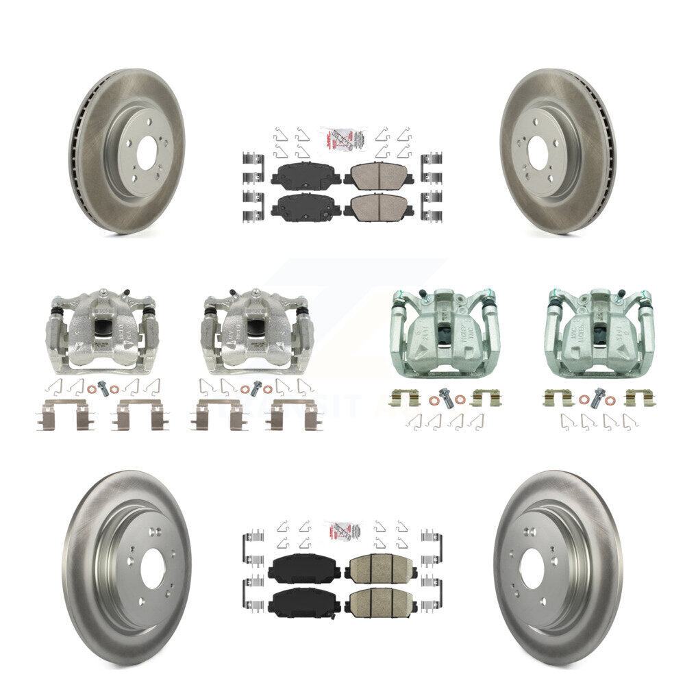 Transit Auto KCG-102157N Disc Brake Kit for 2017-2022 Honda CR-V - Front and Rear product image