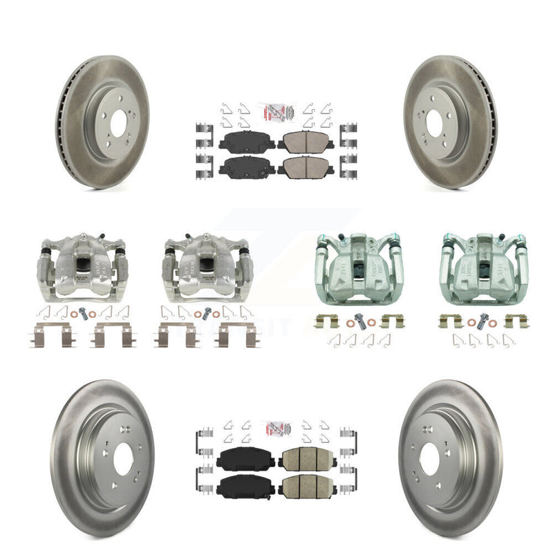 Transit Auto KCG-102157N Disc Brake Kit for 2017-2022 Honda CR-V - Front and Rear product image