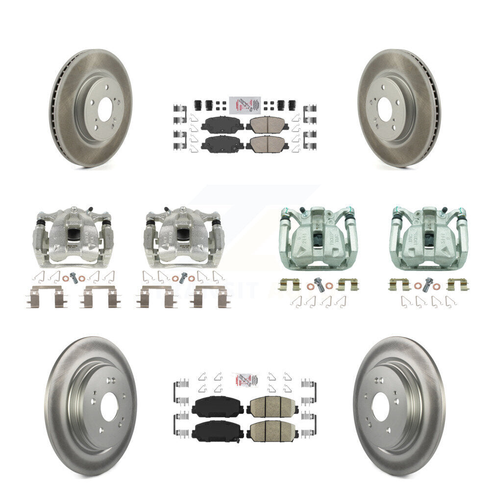 Transit Auto KCG-102159N Disc Brake Kit for 2017-2022 Honda CR-V - Front and Rear product image