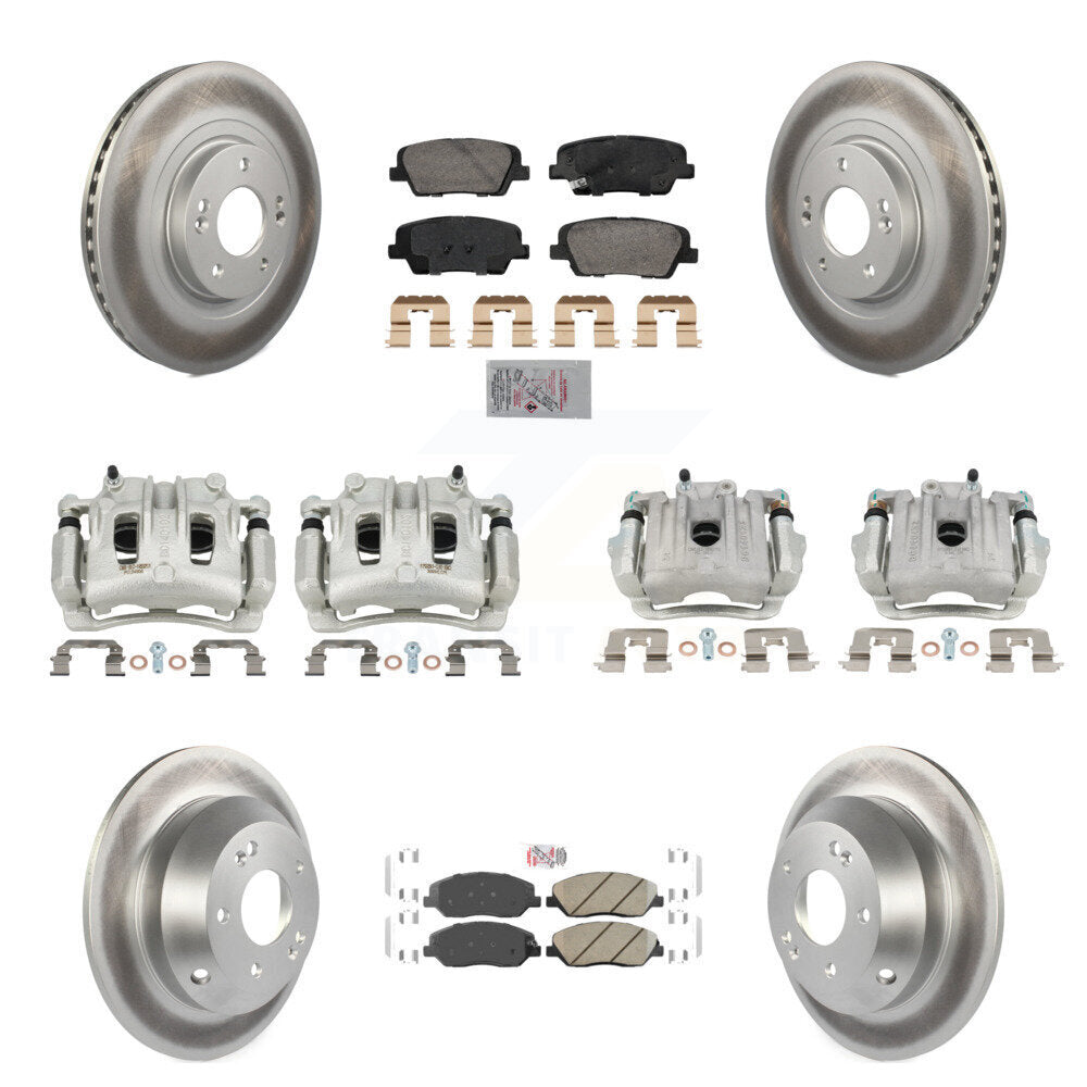 Transit Auto KCG-102167N Disc Brake Kit for 2013-2016 Hyundai Santa Fe, Hyundai Santa Fe XL - Front and Rear product image