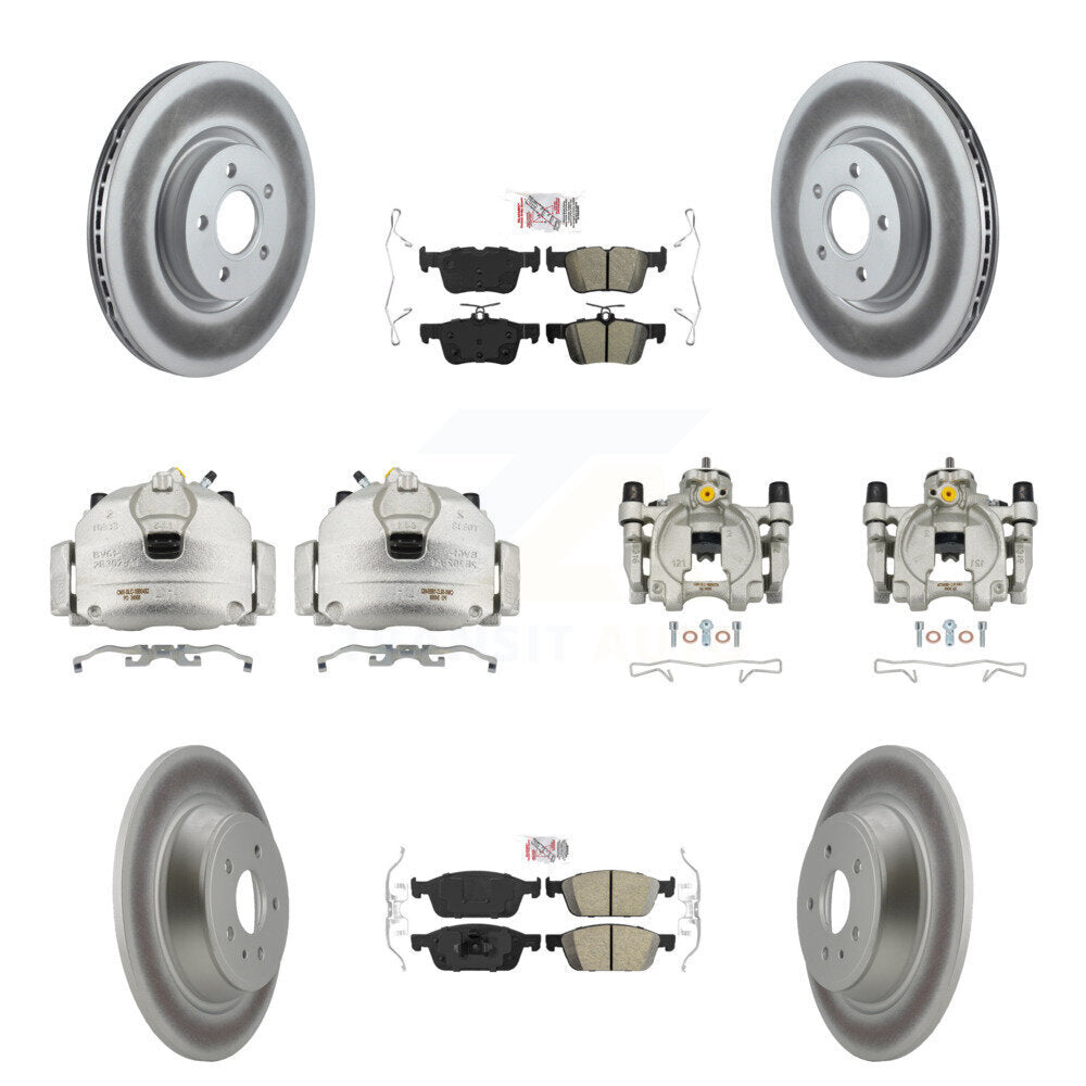 Transit Auto KCG-102180N Disc Brake Kit for 2017-2019 Lincoln MKC, Ford Escape - Front and Rear product image