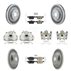 Transit Auto KCG-102180N Disc Brake Kit for 2017-2019 Lincoln MKC, Ford Escape - Front and Rear product image
