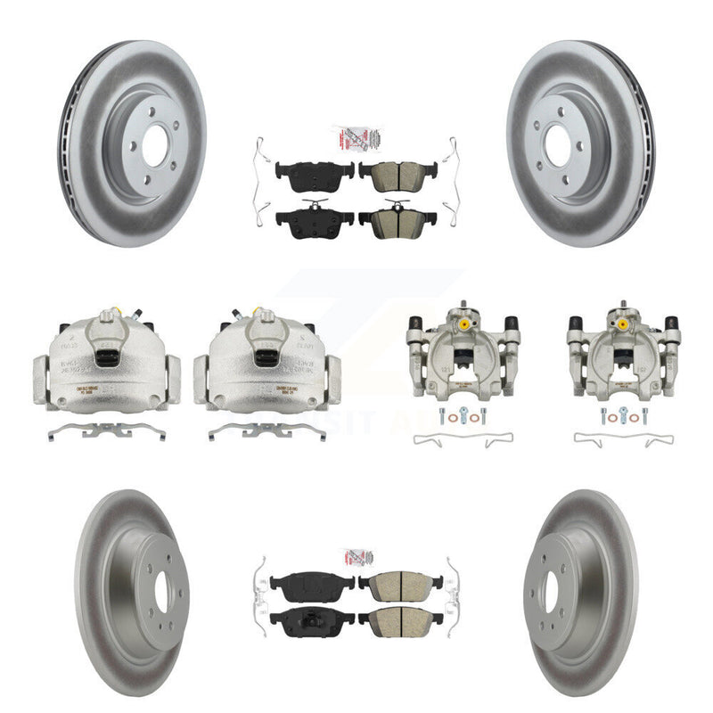 Transit Auto KCG-102180N Disc Brake Kit for 2017-2019 Lincoln MKC, Ford Escape - Front and Rear product image