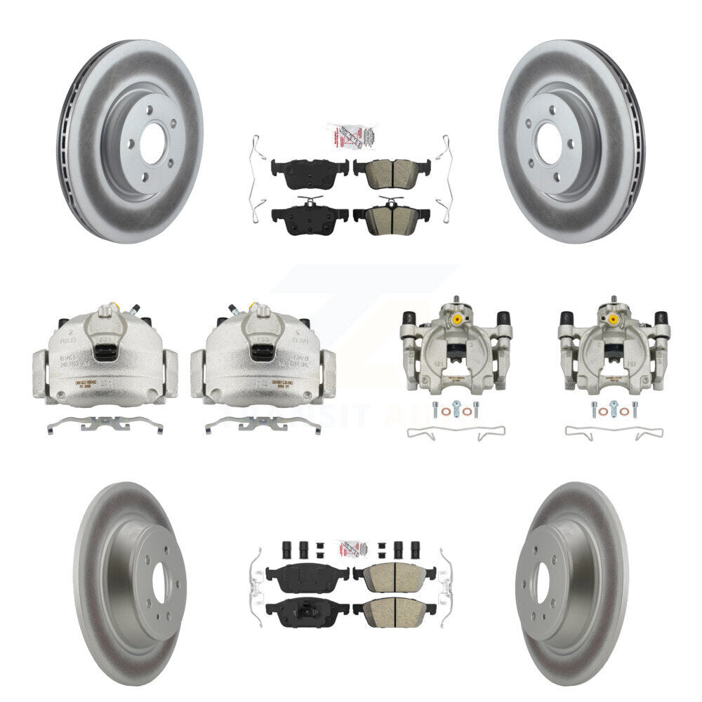 Transit Auto KCG-102181N Disc Brake Kit for 2017-2019 Lincoln MKC, Ford Escape - Front and Rear product image