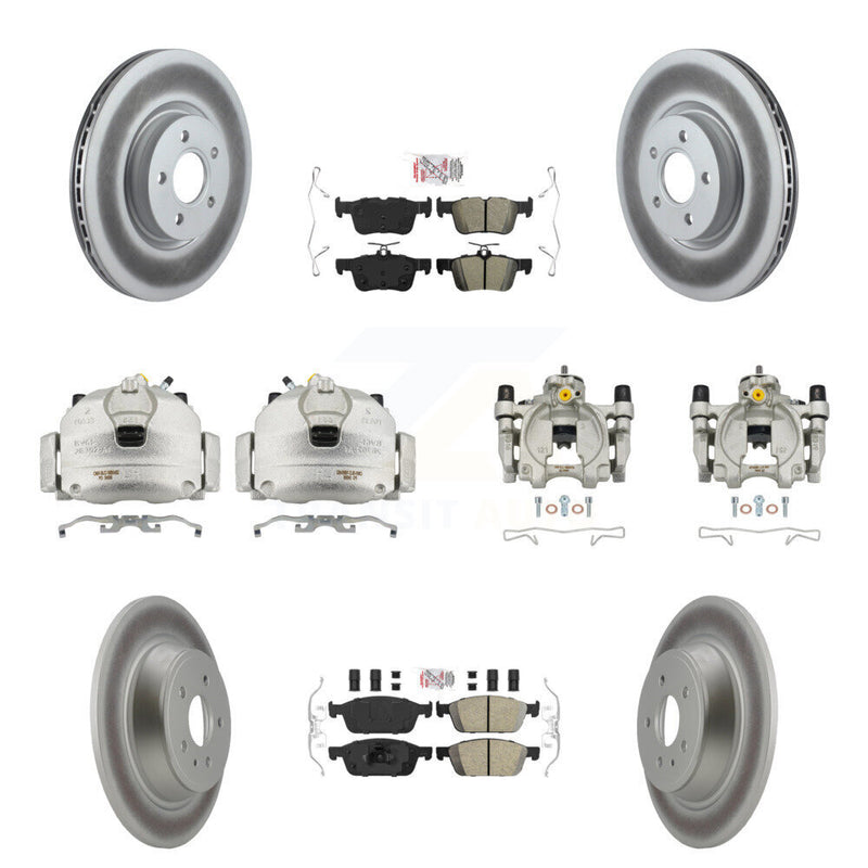 Transit Auto KCG-102181N Disc Brake Kit for 2017-2019 Lincoln MKC, Ford Escape - Front and Rear product image