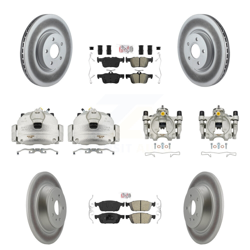 Transit Auto KCG-102182N Disc Brake Kit for 2017-2019 Lincoln MKC, Ford Escape - Front and Rear product image