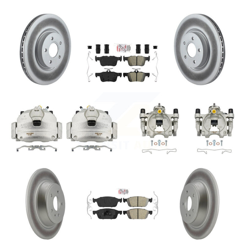 Transit Auto KCG-102182N Disc Brake Kit for 2017-2019 Lincoln MKC, Ford Escape - Front and Rear product image
