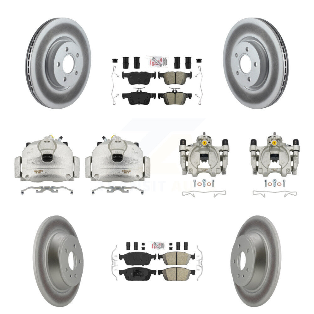 Transit Auto KCG-102183N Disc Brake Kit for 2017-2019 Lincoln MKC, Ford Escape - Front and Rear product image