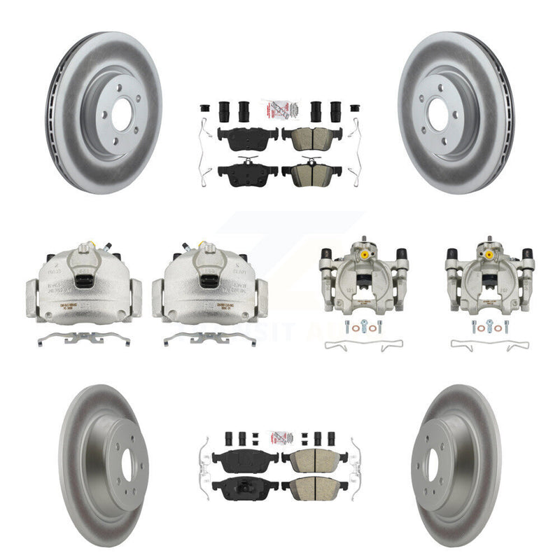 Transit Auto KCG-102183N Disc Brake Kit for 2017-2019 Lincoln MKC, Ford Escape - Front and Rear product image