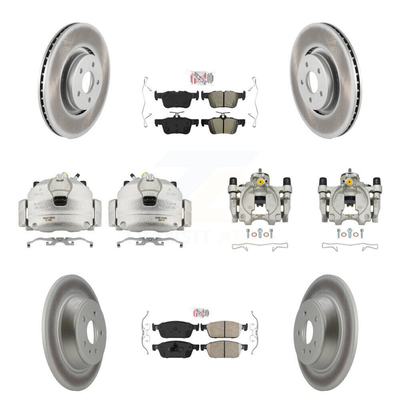 Transit Auto KCG-102186N Disc Brake Kit for 2017-2019 Lincoln MKC - Front and Rear product image