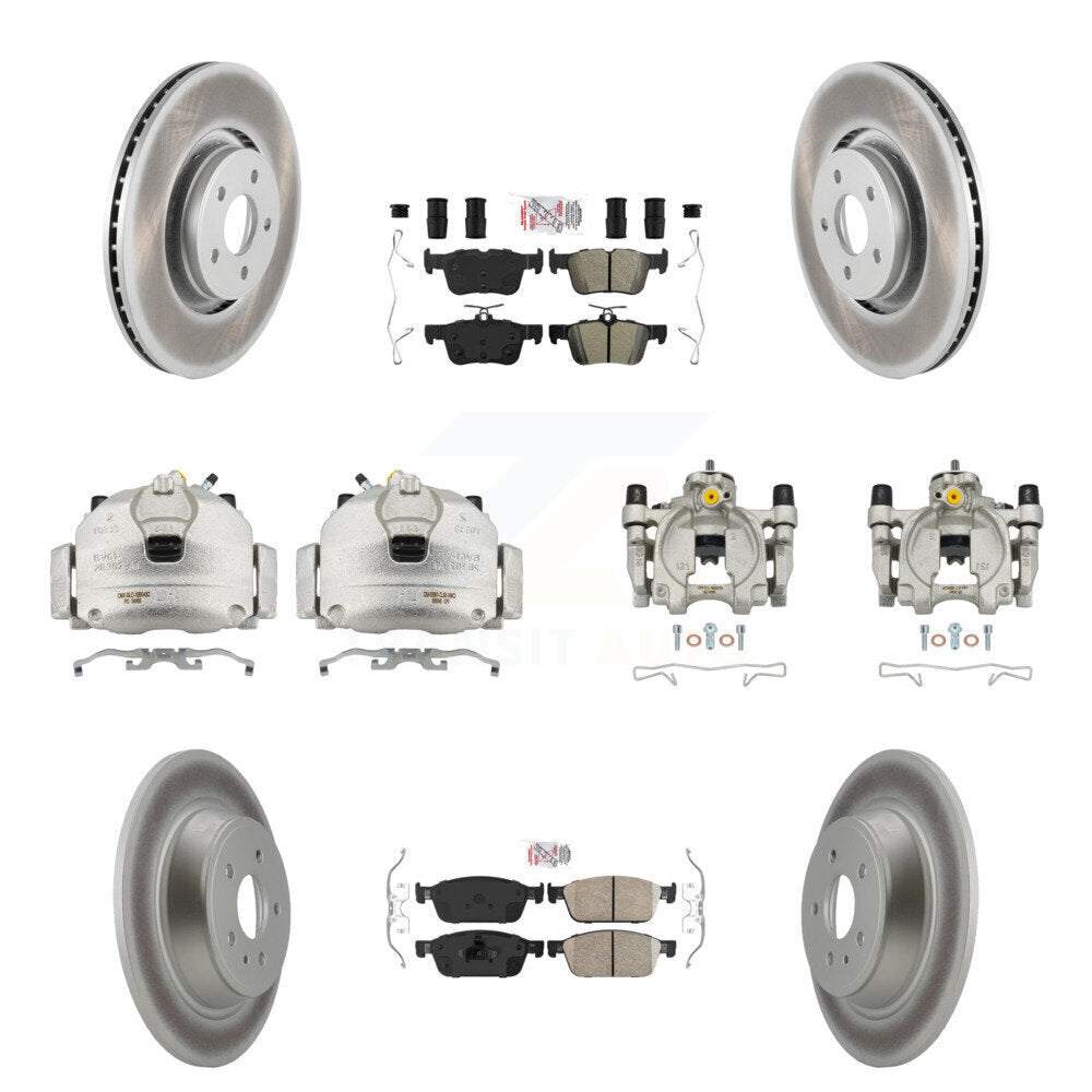 Transit Auto KCG-102187N Disc Brake Kit for 2017-2019 Lincoln MKC - Front and Rear product image