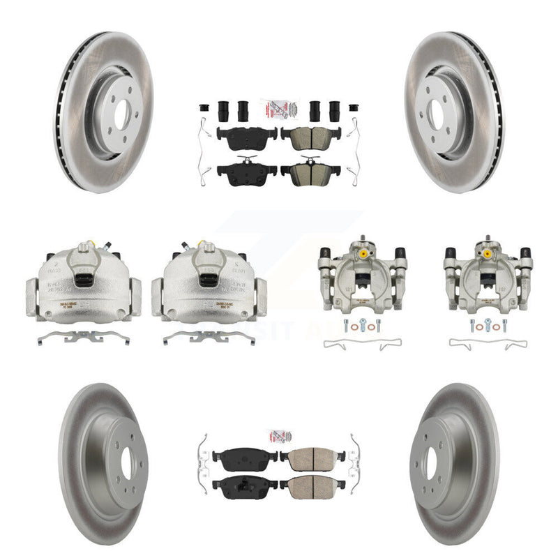 Transit Auto KCG-102187N Disc Brake Kit for 2017-2019 Lincoln MKC - Front and Rear product image