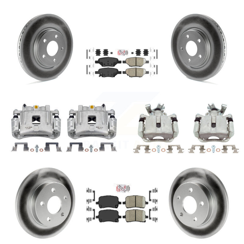 Transit Auto KCG-102188N Disc Brake Kit for 2005 Pontiac G6 - Front and Rear product image