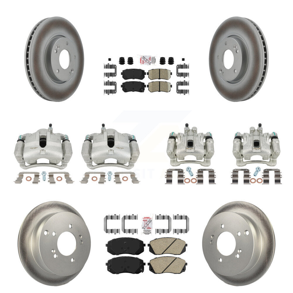 Transit Auto KCG-102192N Disc Brake Kit for 2010-2016 Kia Sportage, Hyundai Tucson - Front and Rear product image
