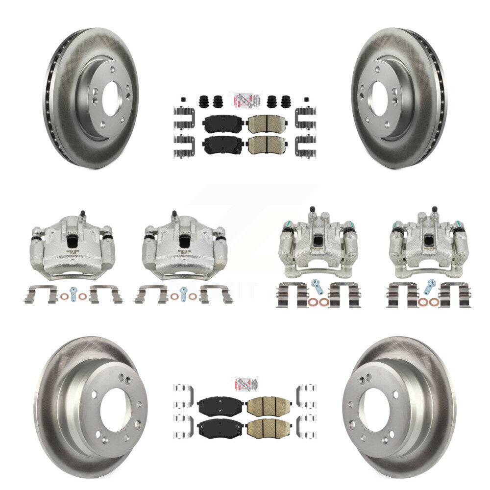 Transit Auto KCG-102193N Disc Brake Kit for 2010-2012 Kia Sportage, Hyundai Tucson - Front and Rear product image