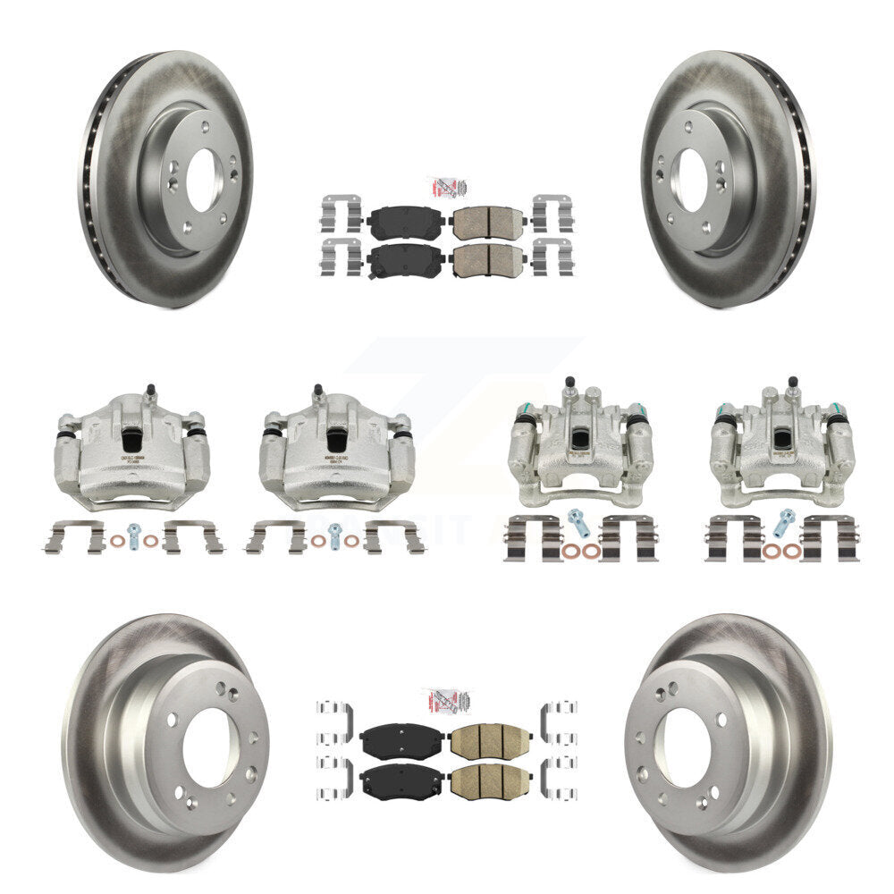 Transit Auto KCG-102195N Disc Brake Kit for 2010-2012 Kia Sportage, Hyundai Tucson - Front and Rear product image