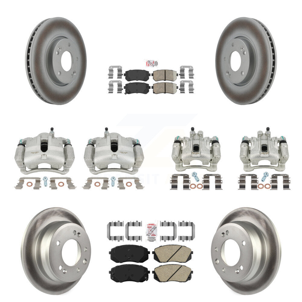 Transit Auto KCG-102197N Disc Brake Kit for 2012-2016 Kia Sportage, Hyundai Tucson - Front and Rear product image