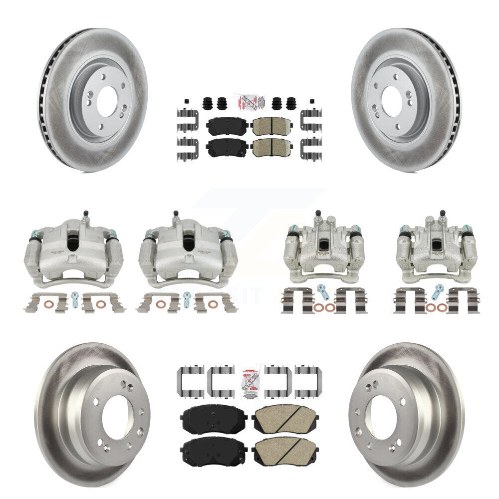 Transit Auto KCG-102198N Disc Brake Kit for 2015 Hyundai Tucson - Front and Rear product image