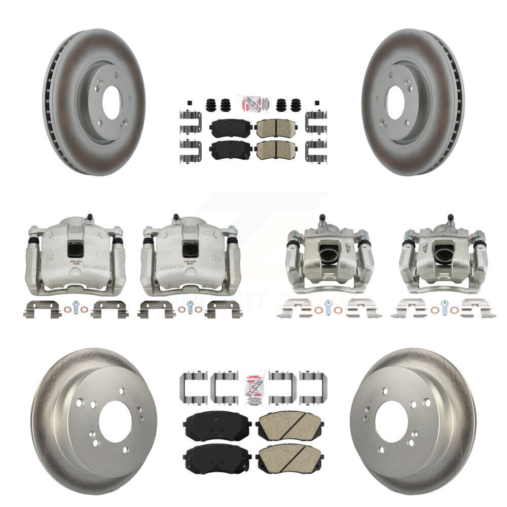Transit Auto KCG-102202N Disc Brake Kit for 2016 Kia Sportage - Front and Rear product image