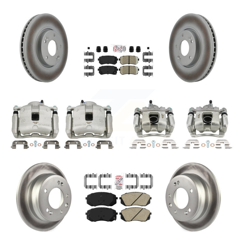Transit Auto KCG-102206N Disc Brake Kit for 2016 Kia Sportage - Front and Rear product image