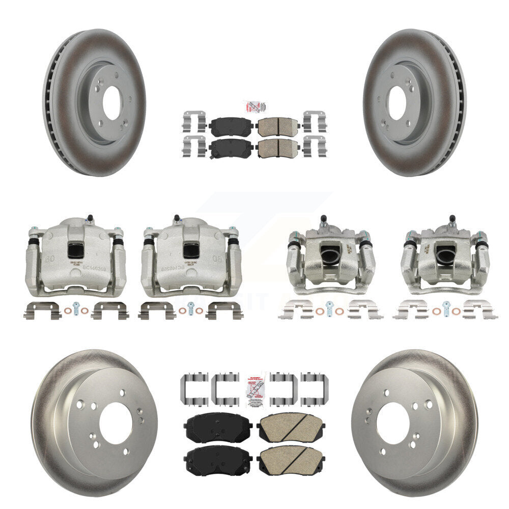 Transit Auto KCG-102210N Disc Brake Kit for 2016 Kia Sportage - Front and Rear product image