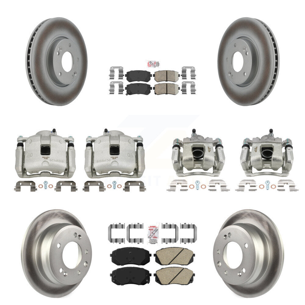 Transit Auto KCG-102214N Disc Brake Kit for 2016 Kia Sportage - Front and Rear product image