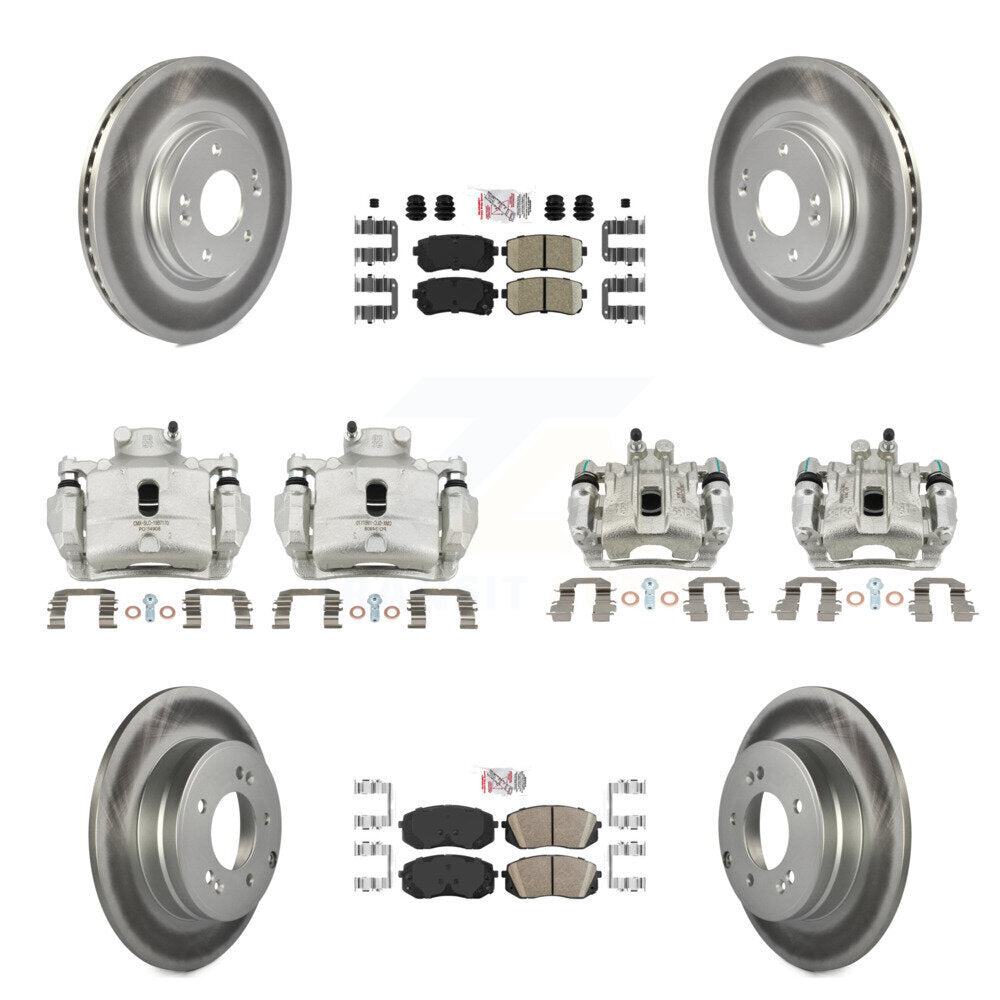 Transit Auto KCG-102216N Disc Brake Kit for 2016 Hyundai Sonata - Front and Rear product image