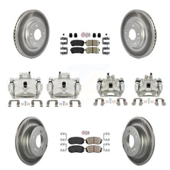 Transit Auto KCG-102216N Disc Brake Kit for 2016 Hyundai Sonata - Front and Rear product image