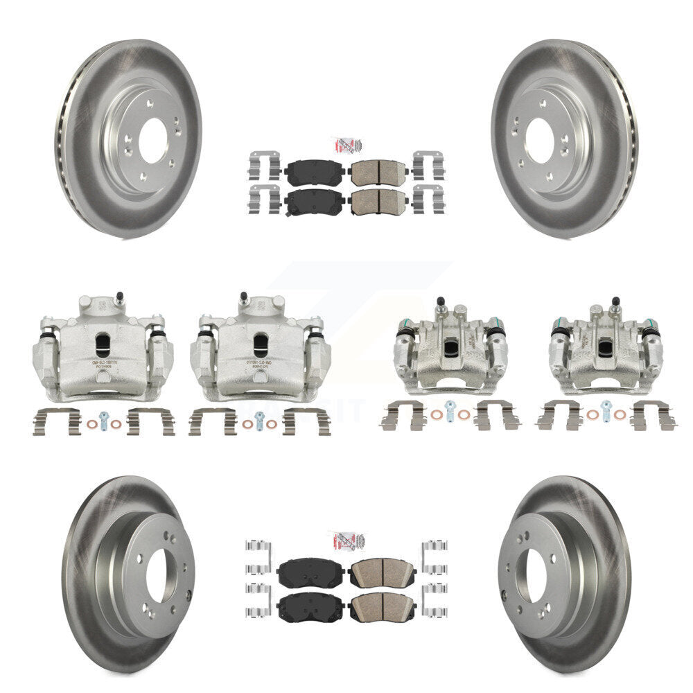 Transit Auto KCG-102218N Disc Brake Kit for 2016 Hyundai Sonata - Front and Rear product image