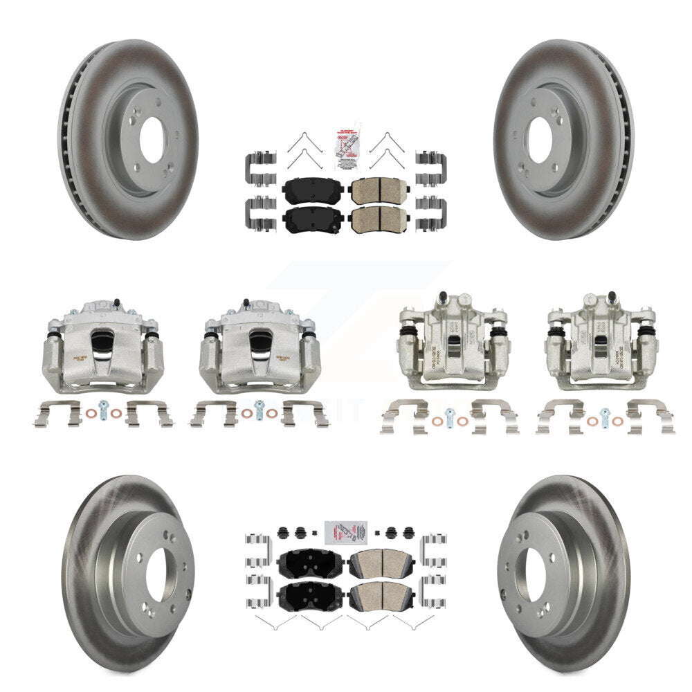 Transit Auto KCG-102221N Disc Brake Kit for 2016 Hyundai Sonata - Front and Rear product image