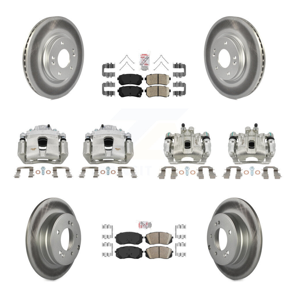 Transit Auto KCG-102222N Disc Brake Kit for 2016-2019 Kia Optima - Front and Rear product image
