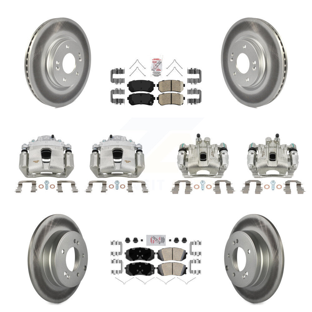 Transit Auto KCG-102223N Disc Brake Kit for 2016-2019 Kia Optima - Front and Rear product image