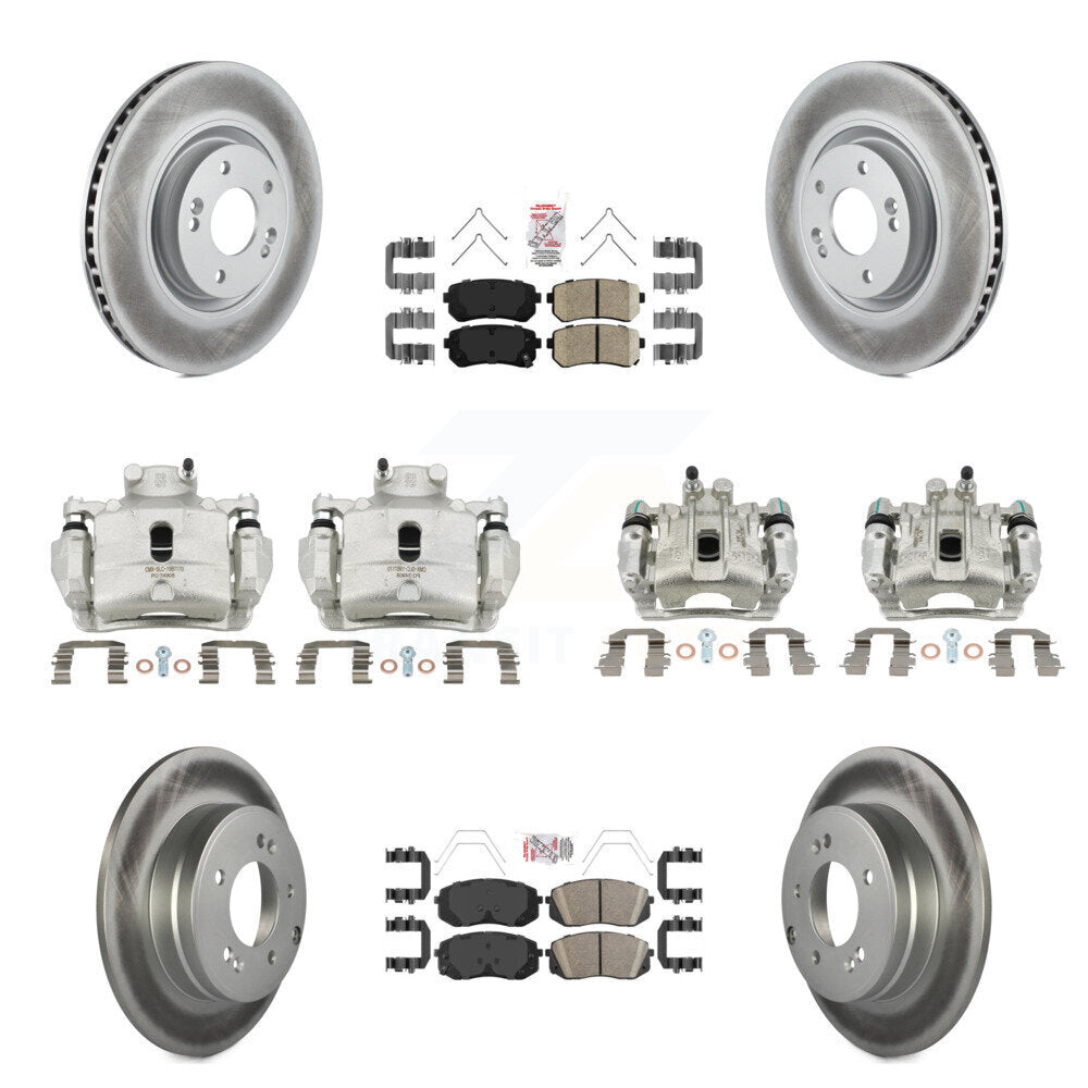 Transit Auto KCG-102224N Disc Brake Kit for 2016-2019 Kia Optima - Front and Rear product image