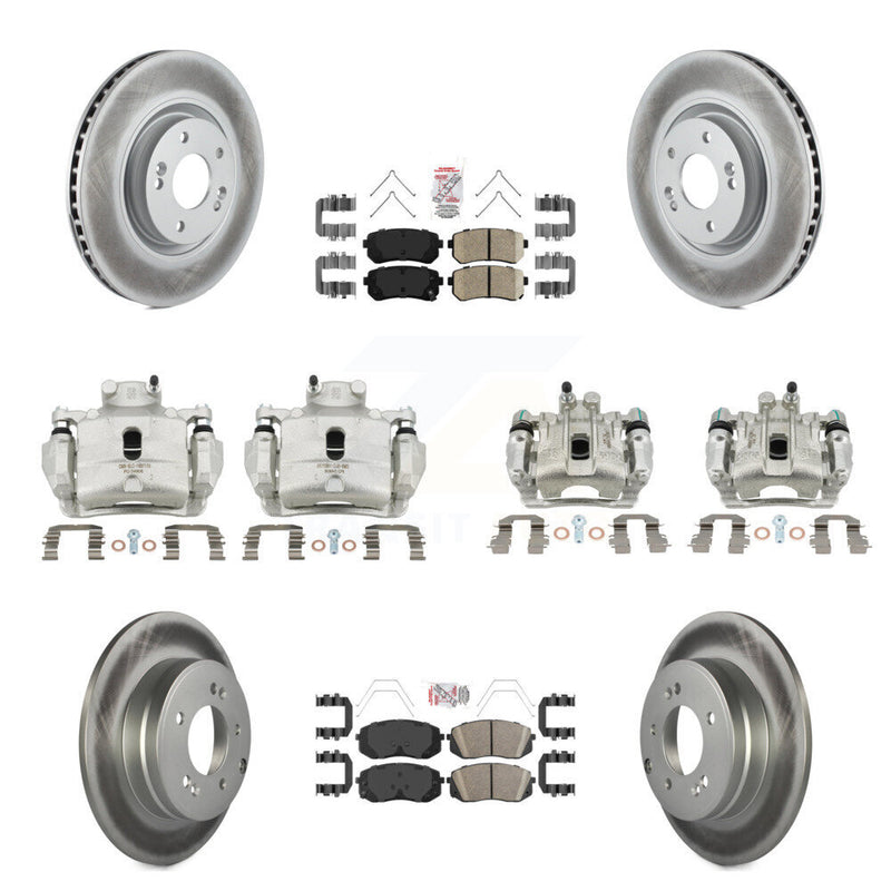 Transit Auto KCG-102224N Disc Brake Kit for 2016-2019 Kia Optima - Front and Rear product image