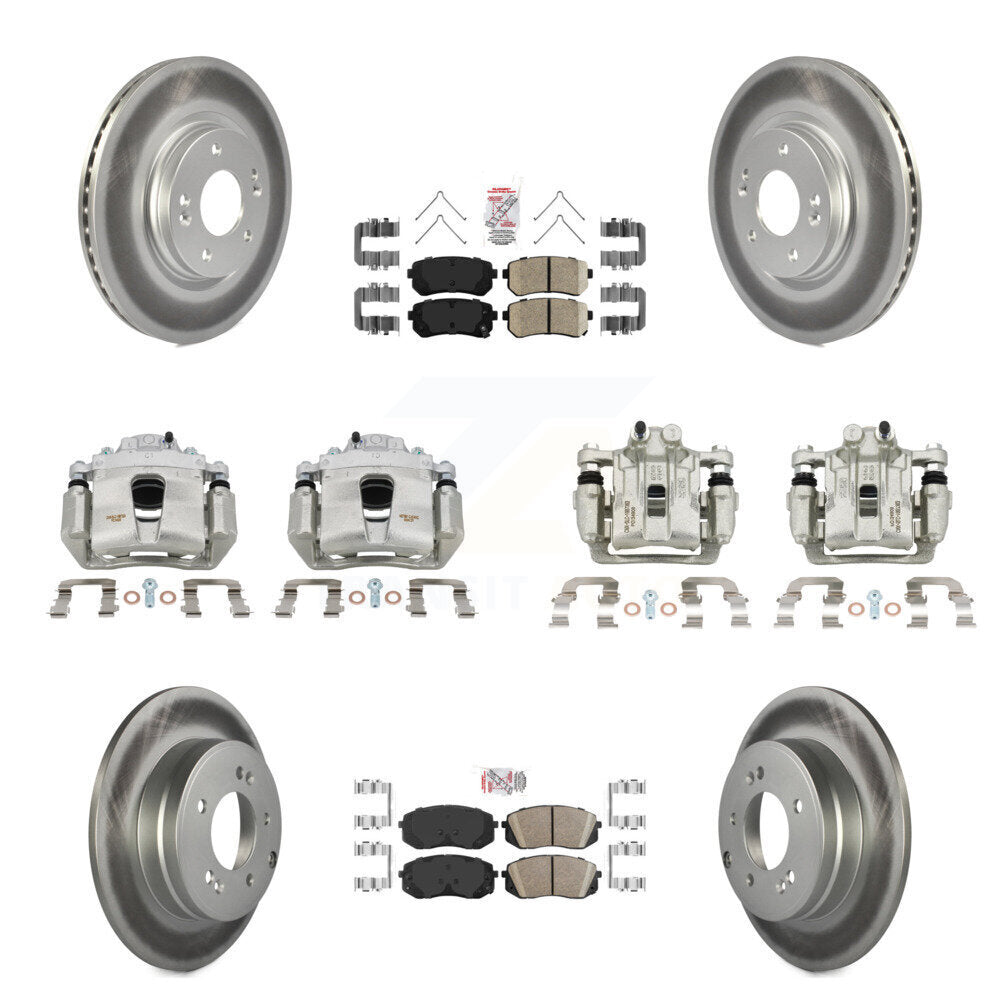 Transit Auto KCG-102225N Disc Brake Kit for 2017-2019 Kia Optima - Front and Rear product image