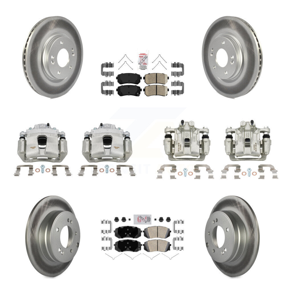 Transit Auto KCG-102226N Disc Brake Kit for 2017-2019 Kia Optima - Front and Rear product image