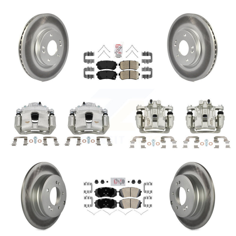 Transit Auto KCG-102226N Disc Brake Kit for 2017-2019 Kia Optima - Front and Rear product image