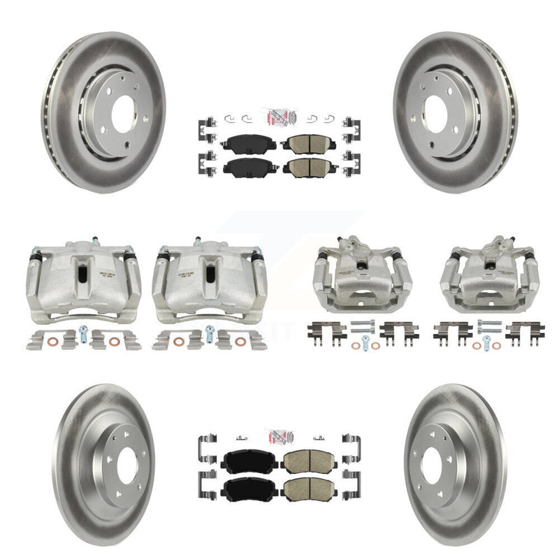 Transit Auto KCG-102227N Disc Brake Kit for 2016-2022 Mazda CX-5 - Front and Rear product image