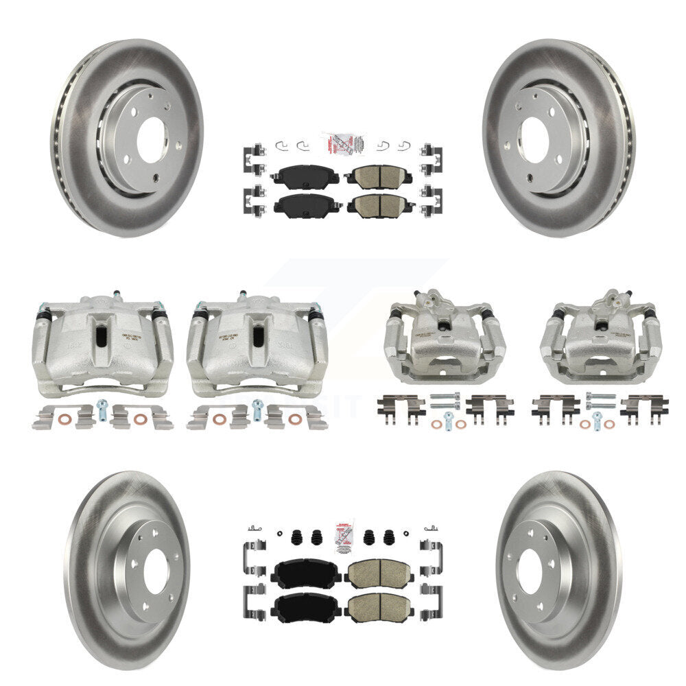 Transit Auto KCG-102228N Disc Brake Kit for 2016-2022 Mazda CX-5 - Front and Rear product image