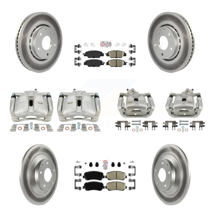 Transit Auto KCG-102228N Disc Brake Kit for 2016-2022 Mazda CX-5 - Front and Rear product image