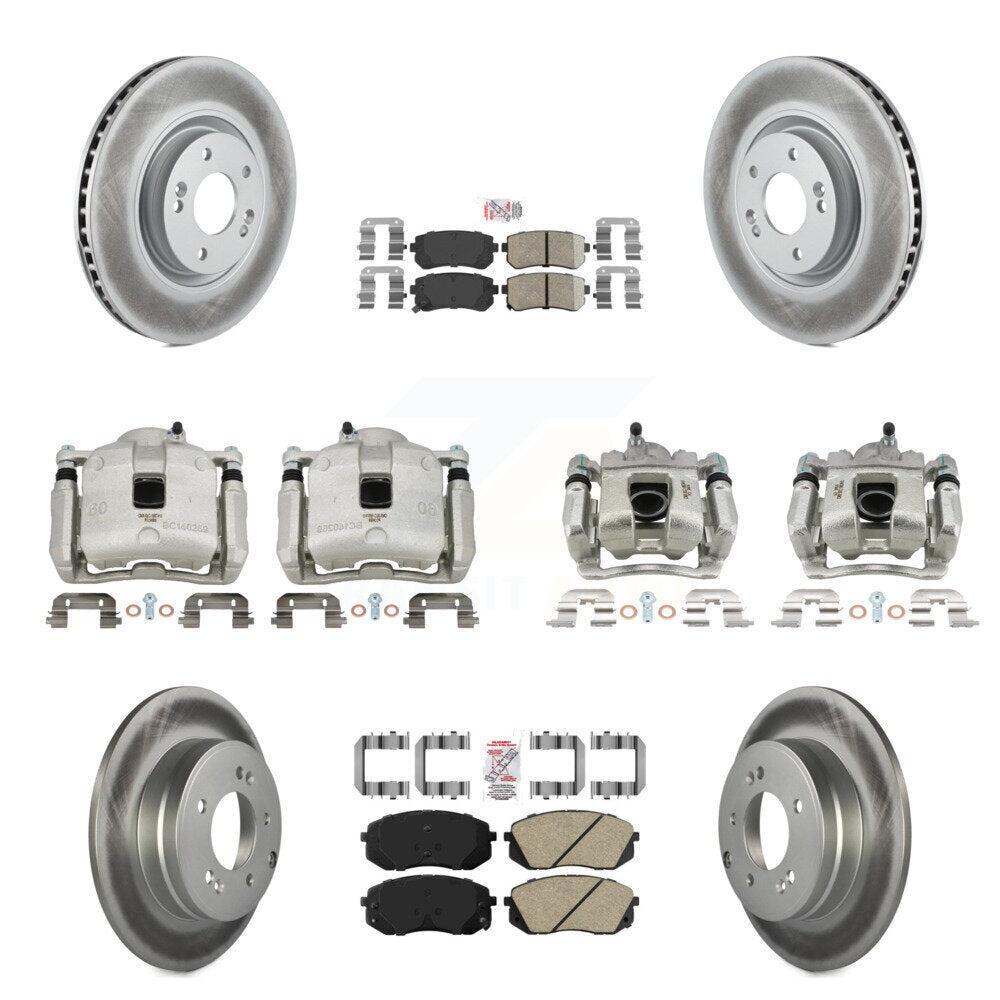 Transit Auto KCG-102230N Disc Brake Kit for 2016 Hyundai Tucson - Front and Rear product image