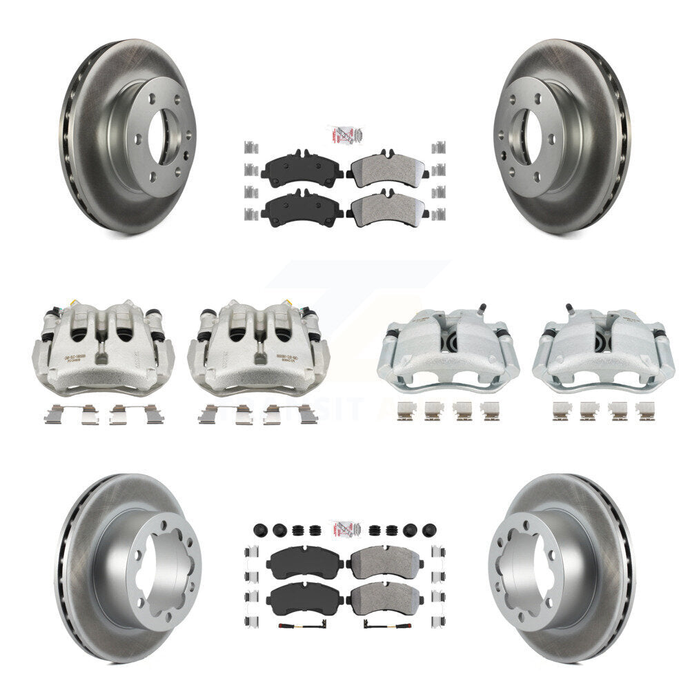 Transit Auto KCG-102232N Disc Brake Kit for 2007-2018 Freightliner Sprinter 3500, Mercedes-Benz Sprinter 3500XD, Mercedes-Benz Sprinter 3500 & more - Front and Rear product image