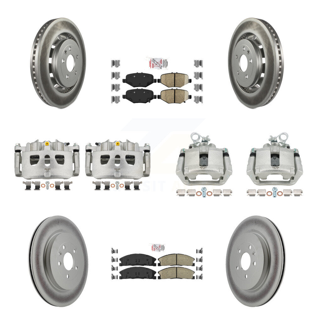 Transit Auto KCG-102241N Disc Brake Kit for 2013-2019 Ford Taurus, Ford Explorer, Ford Special Service Police Sedan & more - Front and Rear product image