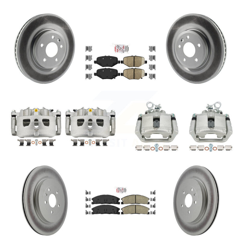 Transit Auto KCG-102242N Disc Brake Kit for 2013 Ford Explorer - Front and Rear product image